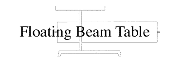 Floating Beam Table by David Lynch