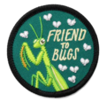 Friend To Bugs Praying Mantis Patch