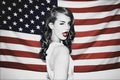 Lana del Rey Flag Poster
