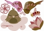 WANDAUFKLEBER ADOLIE DAY - LOVE BIRDS - MINI