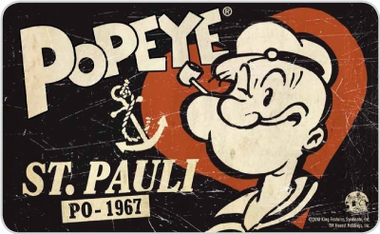 FRÜHSTÜCKSBRETTCHEN - POPEYE ST. PAULI auf einer Hannover Wunschliste / Geschenkidee
