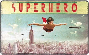FRÜHSTÜCKSBRETTCHEN - SUPERHERO (GIRL) - MAX HERNN auf einer Berlin Wunschliste / Geschenkidee