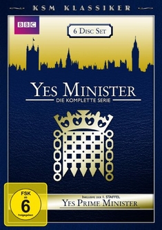 YES MINISTER - DIE KOMPLETTE SERIE  [6 DVDS] - Sydney Lotterby