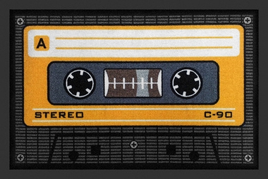 TAPE FUSSMATTE KASSETTE ORANGE - TRVORLEGER auf einer Zrich Wunschliste / Geschenkidee