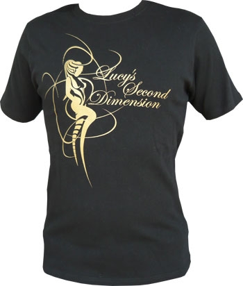 LUCYS SECOND DIMENSION - BLACK/GOLD - SHIRT auf einer Seuzach Wunschliste / Geschenkidee