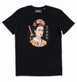 Frida Samourai T-Shirt - Mashup Japan Paint Grafitee T-Shirt Modell: gr-frida-black