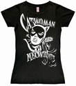 Logoshirt - Catwoman - Girl Shirt Schwarz Modell: LOS0340841001