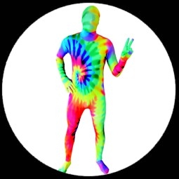 Morphsuit - Hippie - Ganzk�rperanzug - Klicken f�r gr�ssere Ansicht