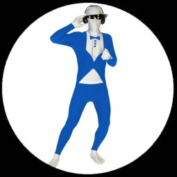 Morphsuit - Smoking Blau - Ganzk�rperanzug - Klicken f�r gr�ssere Ansicht
