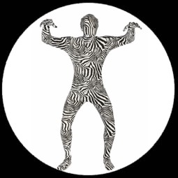 Morphsuit - Zebra - Ganzk�rperanzug - Klicken f�r gr�ssere Ansicht
