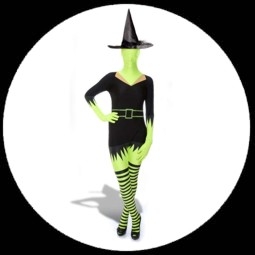Morphsuit - Hexe gr�n - Ganzk�rperanzug - Klicken f�r gr�ssere Ansicht