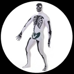 Morphsuit - Skelett weiss - Ganzk�rperanzug - Klicken f�r gr�ssere Ansicht