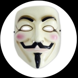 V wie Vendetta Maske - Anonymous - Guy Fawkes - Klicken f�r gr�ssere Ansicht