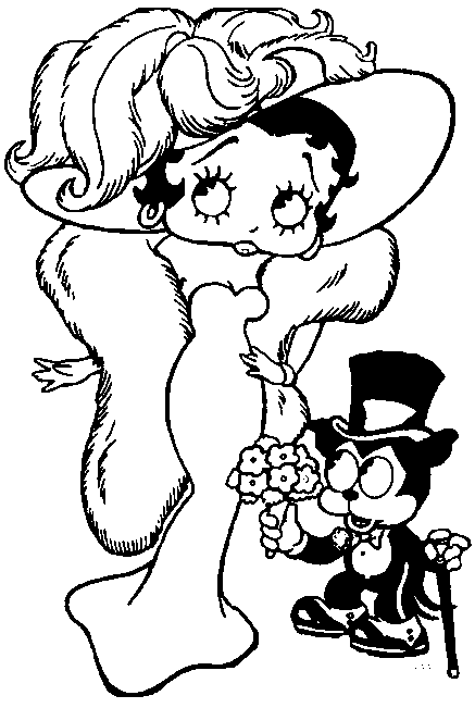 Betty Boop - Flowers