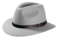 Fedora Traveler Wollfilz Waterproof hellgrau
