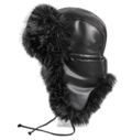Fliegermütze schwarz