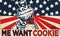  x FRHSTCKSBRETTCHEN - ME WANT COOKIE- SESAMSTRASSE