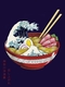  x GREAT WAVE RAMEN BOWL KUNSTDRUCK