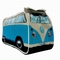  x VW BUS T1 KULTURBEUTEL BULLI - BLAU - VOLKSWAGEN