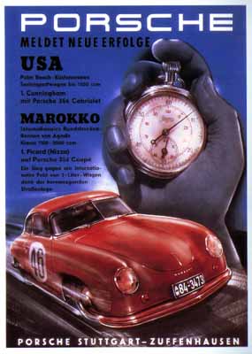 PORSCHE RENNPLAKAT - POSTER auf einer Berlin Wunschliste / Geschenkidee