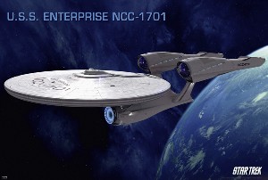 STAR TREK XI POSTER - ENTERPRISE NEW NCC-1701 auf einer Berlin Wunschliste / Geschenkidee