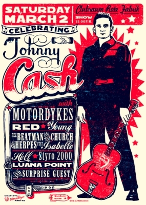PLAKAT CELEBRATING JOHNNY CASH auf einer Bern Wunschliste / Geschenkidee