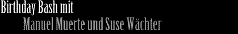 Manuel Muerte - Suse Waechter