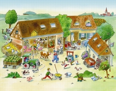 Fototapete - Bauernhof - Kinderzimmer - Klicken f�r gr�ssere Ansicht